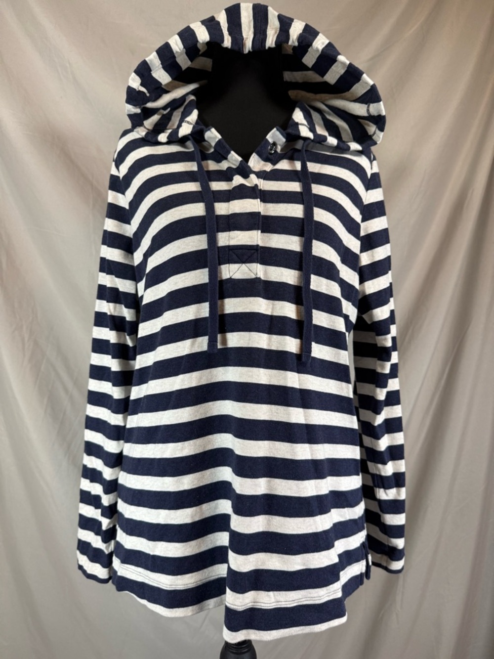 Tommy Bahama Striped Hoodie Pullover - Blue - Medium